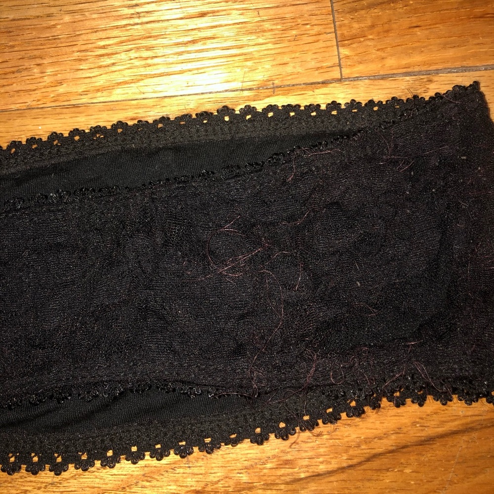 Brandy Melville black lace bandeau, Medium - Picture 3 of 5